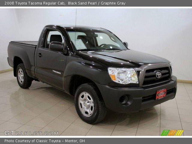 2008 Toyota Tacoma Regular Cab in Black Sand Pearl