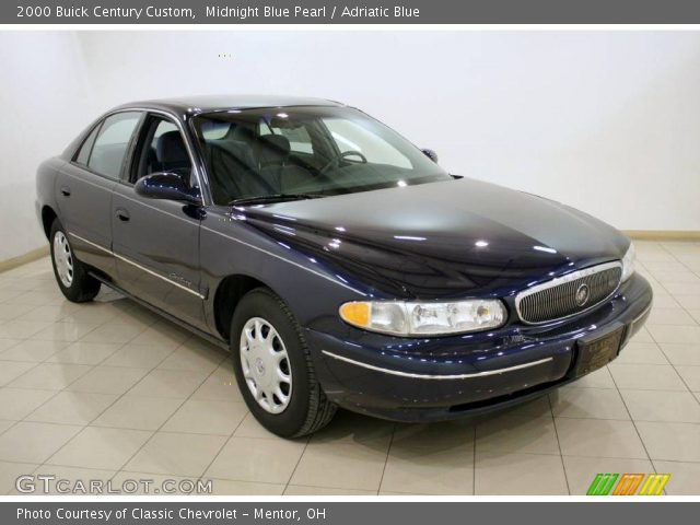 2000 Buick Century Custom in Midnight Blue Pearl
