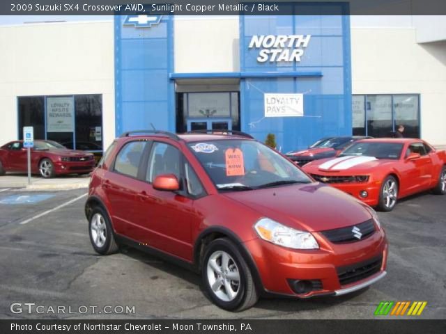 2009 Suzuki SX4 Crossover AWD in Sunlight Copper Metallic