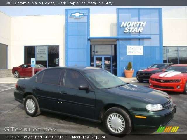2003 Chevrolet Malibu Sedan in Dark Tropic Teal Metallic