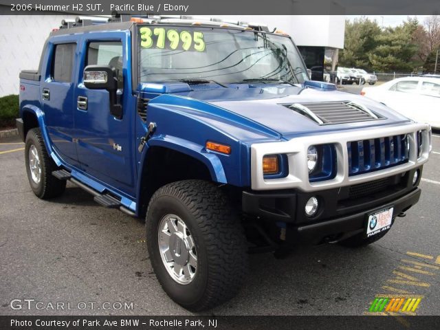2006 Hummer H2 SUT in Pacific Blue