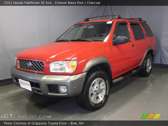 2001 Nissan Pathfinder SE 4x4 in Crimson Blaze Red