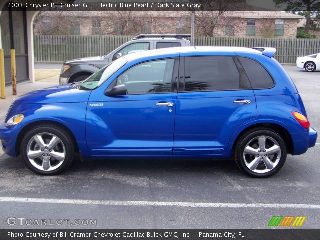 2003 Chrysler PT Cruiser GT in Electric Blue Pearl