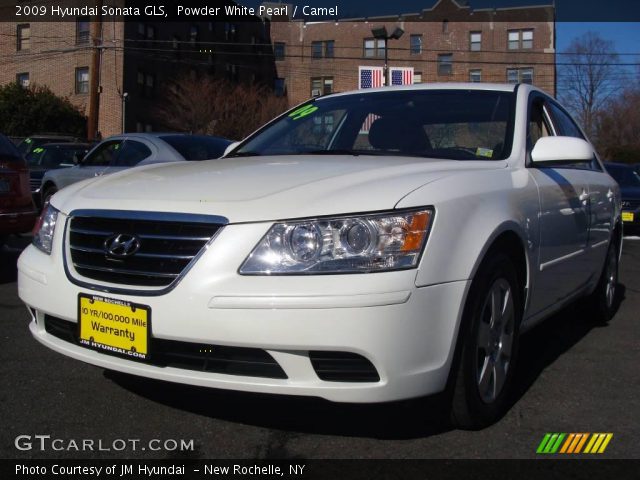 2009 Hyundai Sonata GLS in Powder White Pearl