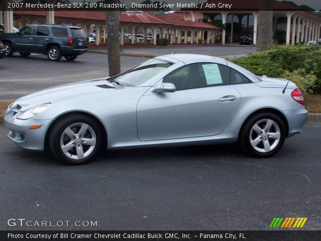 2007 Mercedes-Benz SLK 280 Roadster in Diamond Silver Metallic