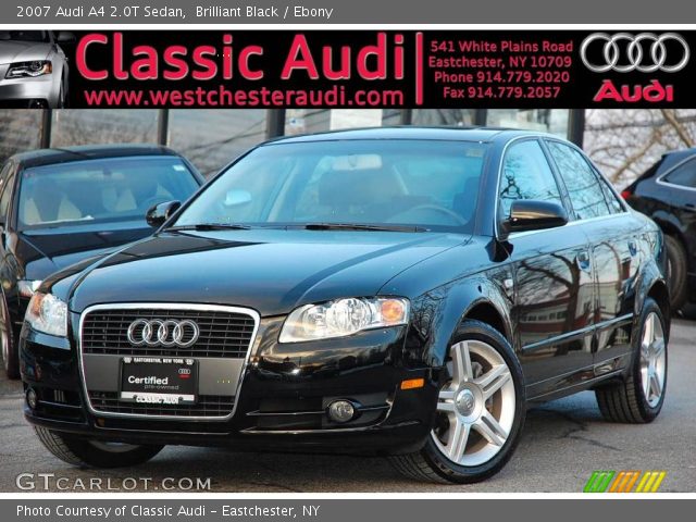 2007 Audi A4 2.0T Sedan in Brilliant Black