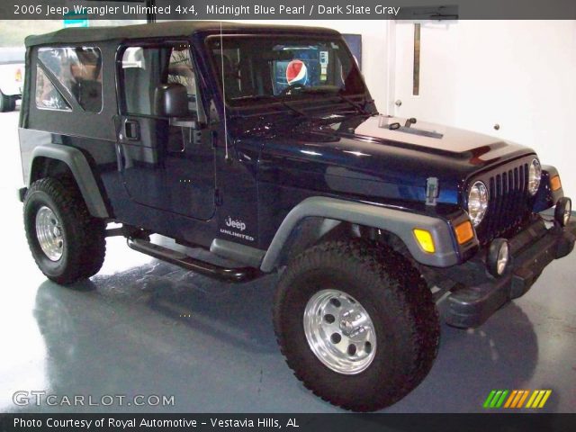 2006 Jeep Wrangler Unlimited 4x4 in Midnight Blue Pearl