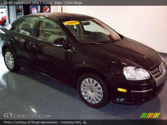 2008 Volkswagen Jetta S Sedan in Black