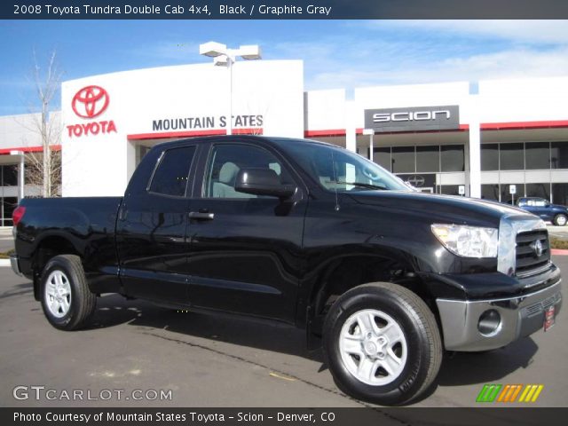 2008 Toyota Tundra Double Cab 4x4 in Black