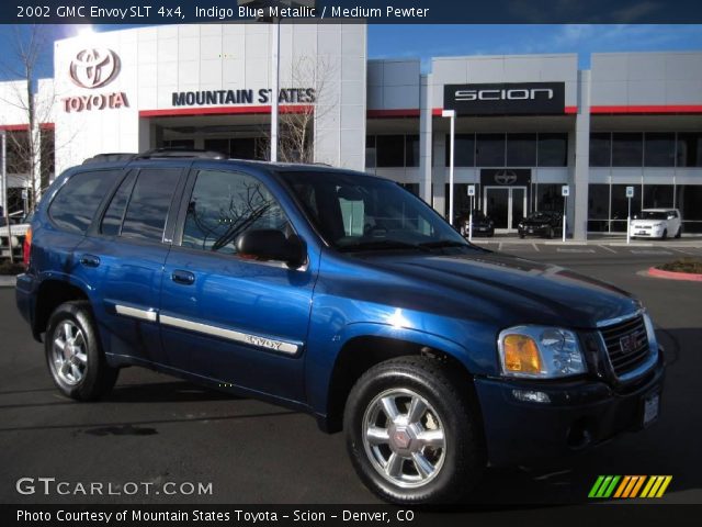 2002 GMC Envoy SLT 4x4 in Indigo Blue Metallic