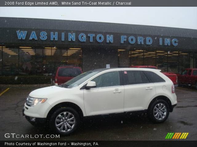 2008 Ford Edge Limited AWD in White Sand Tri-Coat Metallic