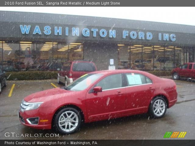 2010 Ford Fusion SEL in Sangria Red Metallic