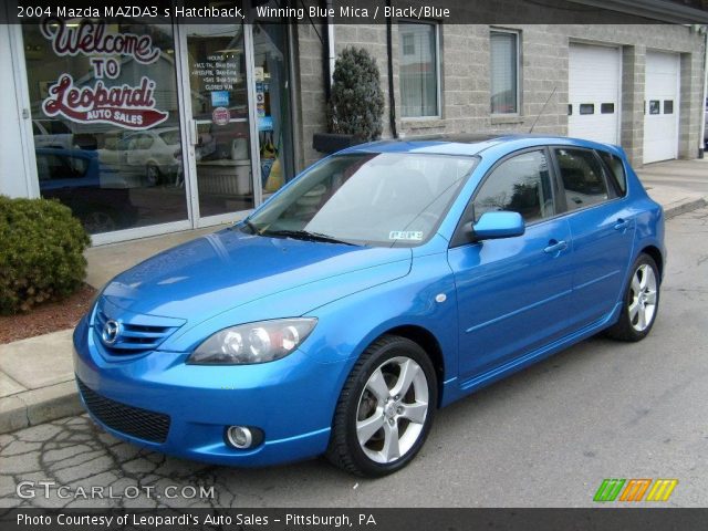 2004 Mazda MAZDA3 s Hatchback in Winning Blue Mica
