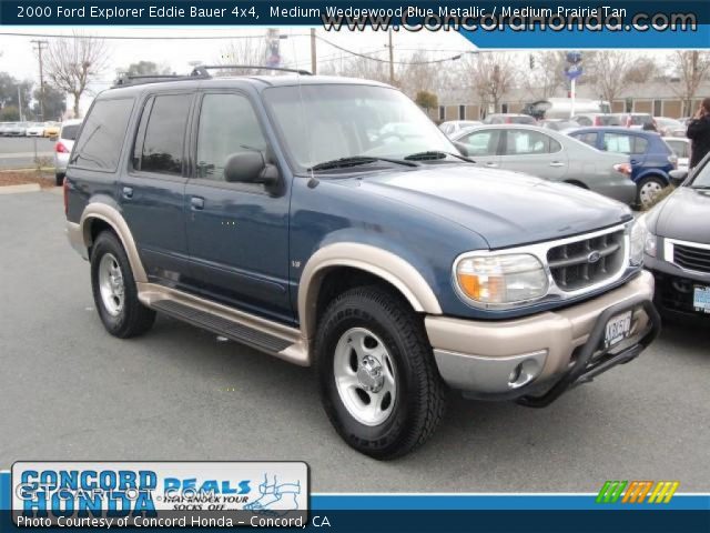 2000 Ford Explorer Eddie Bauer 4x4 in Medium Wedgewood Blue Metallic