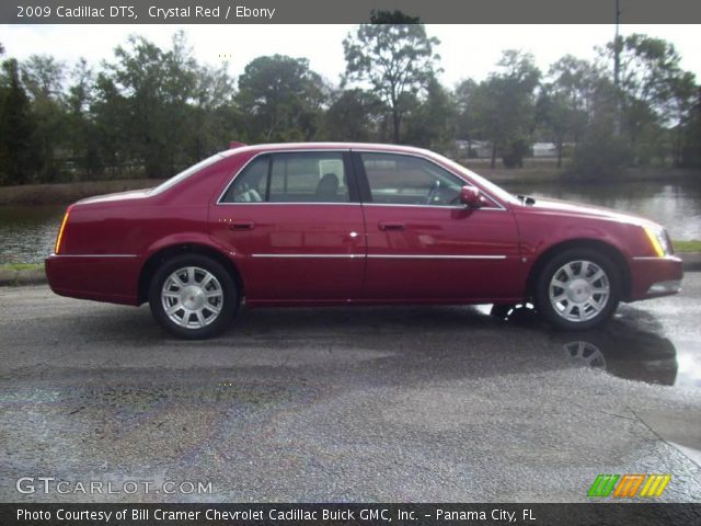 2009 Cadillac DTS  in Crystal Red