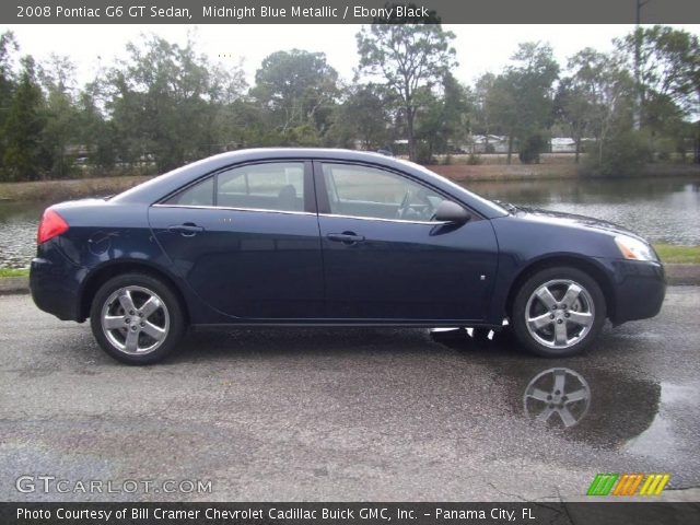 2008 Pontiac G6 GT Sedan in Midnight Blue Metallic