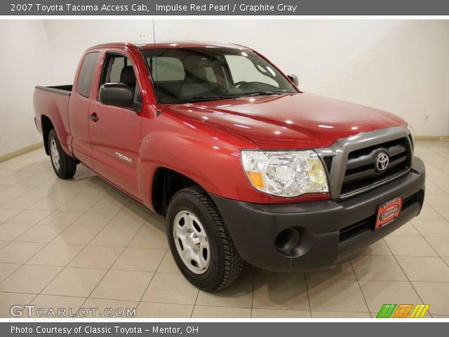 2007 Toyota Tacoma Access Cab in Impulse Red Pearl