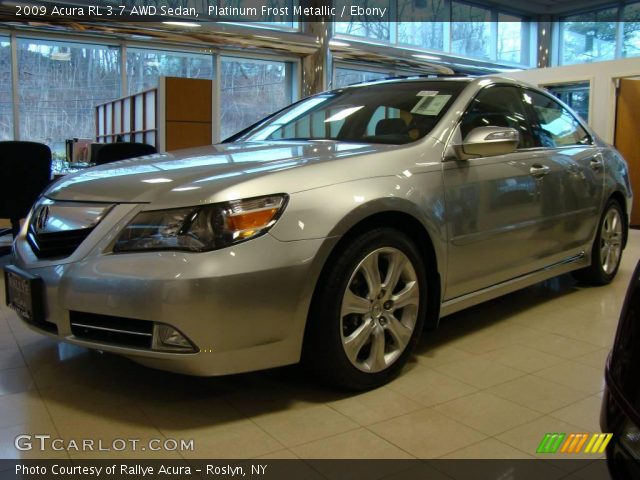 2009 Acura RL 3.7 AWD Sedan in Platinum Frost Metallic