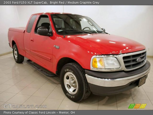 2003 Ford F150 XLT SuperCab in Bright Red