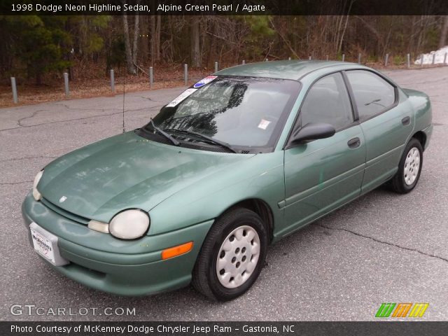 1998 Dodge Neon Highline Sedan in Alpine Green Pearl