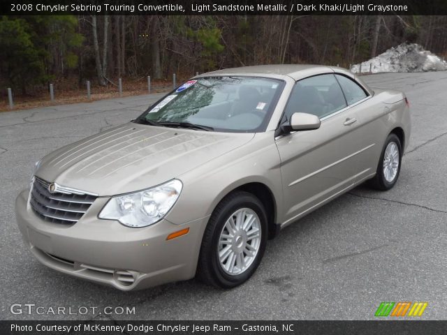 2008 Chrysler Sebring Touring Convertible in Light Sandstone Metallic