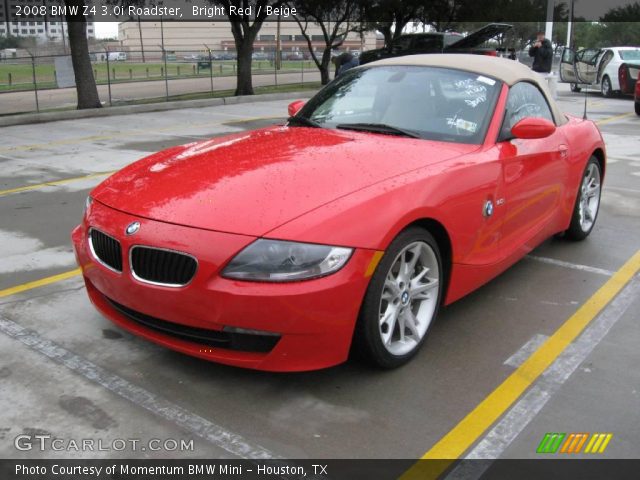2008 BMW Z4 3.0i Roadster in Bright Red