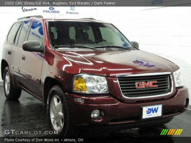 2003 GMC Envoy SLE 4x4 in Magnetic Red Metallic