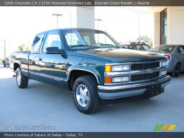 1998 Chevrolet C/K C1500 Silverado Extended Cab in Emerald Green Metallic