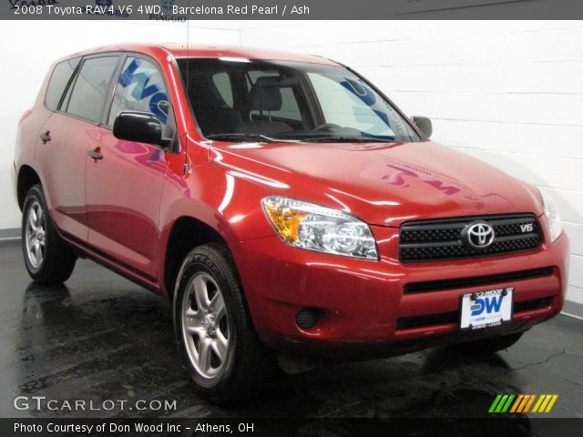 2008 Toyota RAV4 V6 4WD in Barcelona Red Pearl