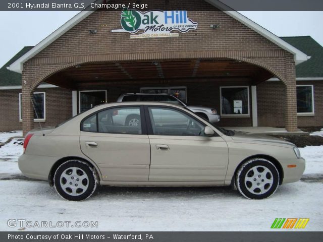 2001 Hyundai Elantra GLS in Champagne