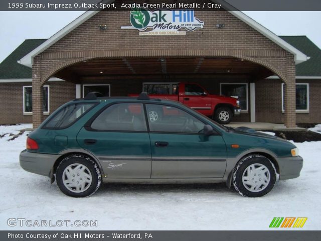 1999 Subaru Impreza Outback Sport in Acadia Green Pearl Metallic