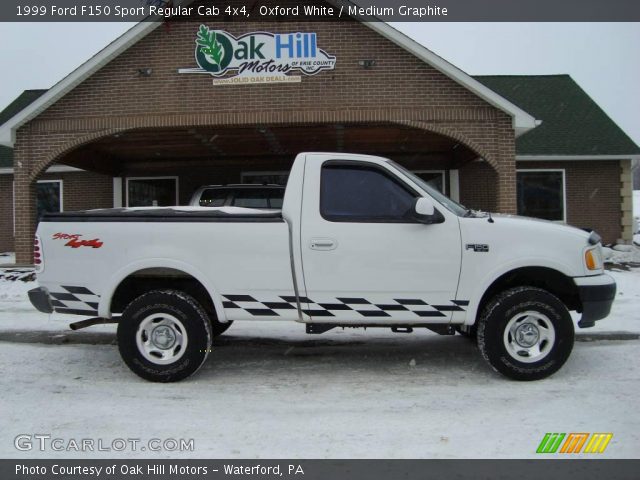 1999 Ford F150 Sport Regular Cab 4x4 in Oxford White