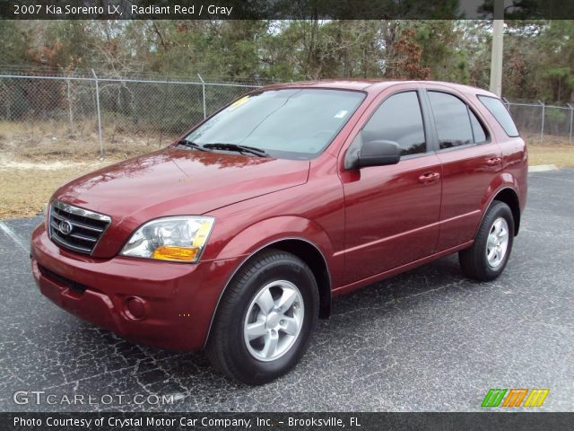 2007 Kia Sorento LX in Radiant Red