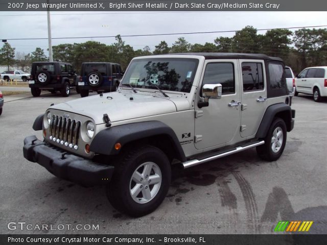 2007 Jeep Wrangler Unlimited X in Bright Silver Metallic