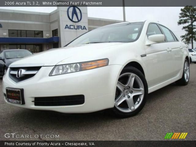 2006 Acura TL 3.2 in White Diamond Pearl