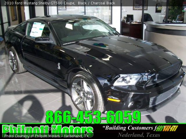 2010 Ford Mustang Shelby GT500 Coupe in Black