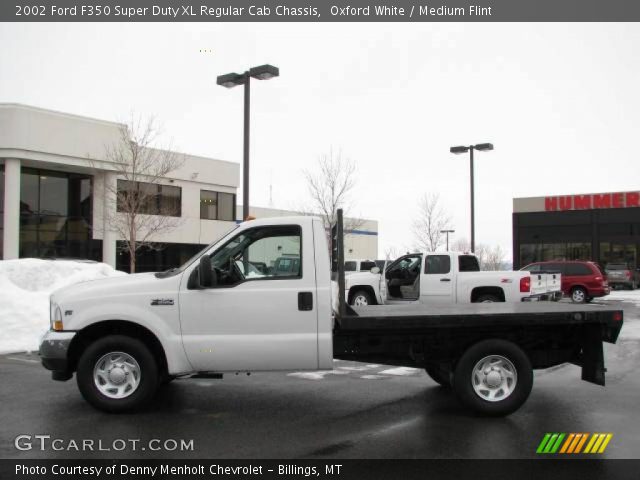 2002 Ford F350 Super Duty XL Regular Cab Chassis in Oxford White