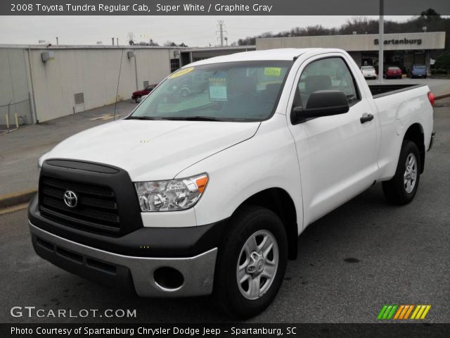 2008 Toyota Tundra Regular Cab in Super White