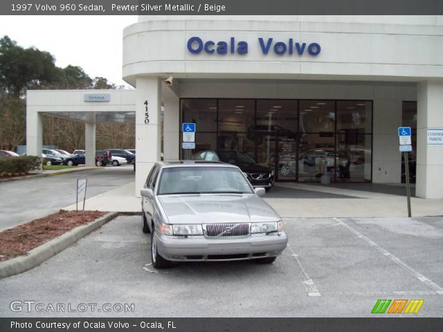 1997 Volvo 960 Sedan in Pewter Silver Metallic