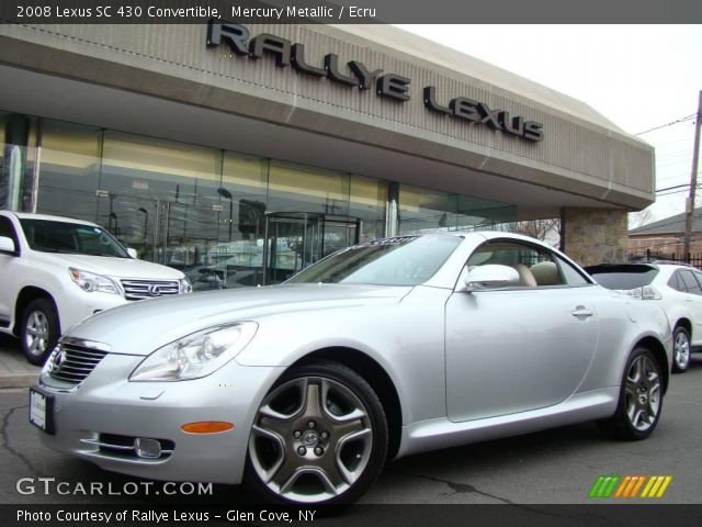 2008 Lexus SC 430 Convertible in Mercury Metallic
