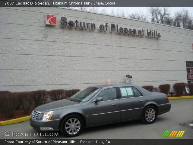 2007 Cadillac DTS Sedan in Titanium ChromaFlair