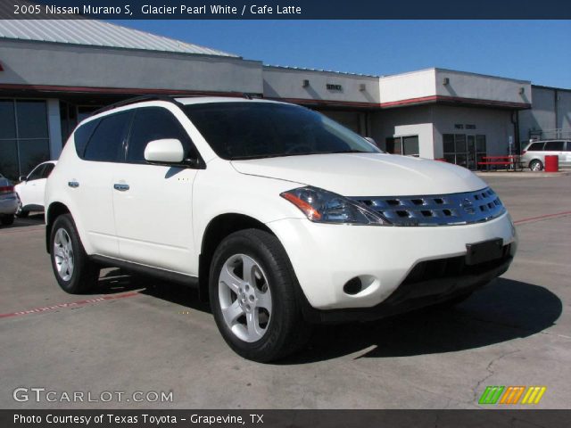 2005 Nissan Murano S in Glacier Pearl White