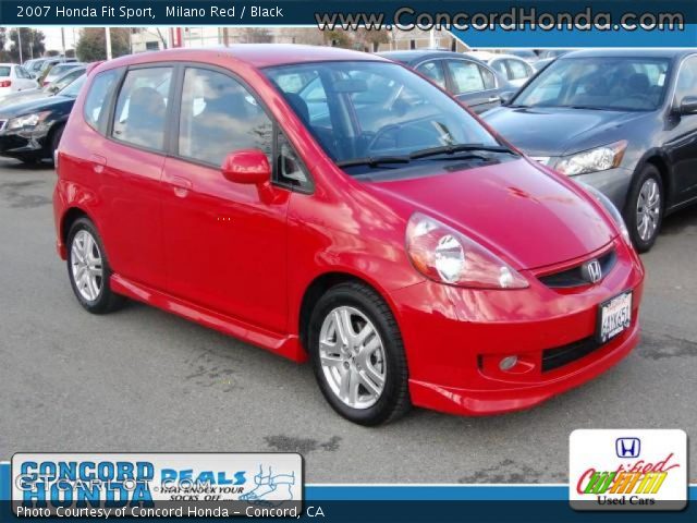 2007 Honda Fit Sport in Milano Red