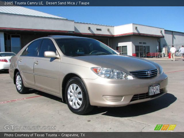2005 Toyota Camry LE in Desert Sand Mica