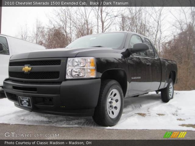 2010 Chevrolet Silverado 1500 Extended Cab in Black