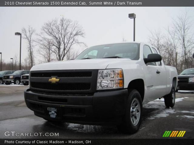 2010 Chevrolet Silverado 1500 Extended Cab in Summit White