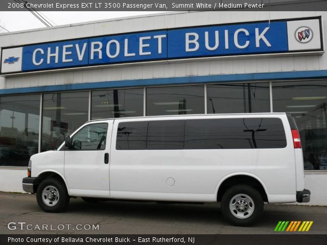 2008 Chevrolet Express EXT LT 3500 Passenger Van in Summit White