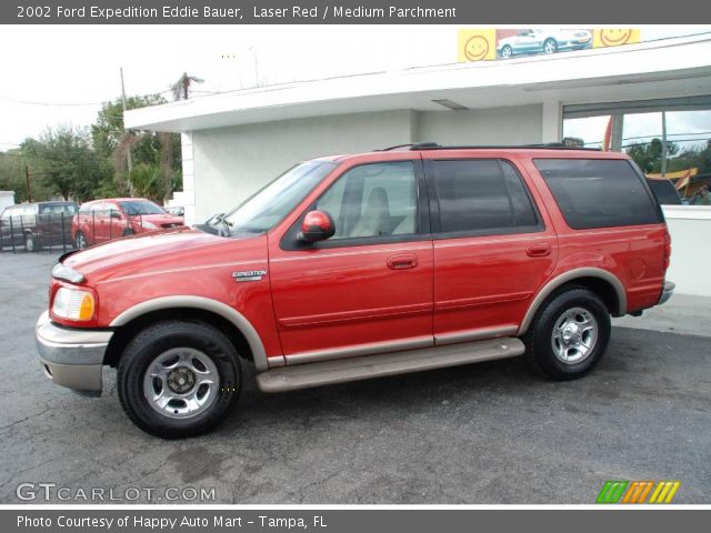 2002 Ford Expedition Eddie Bauer in Laser Red