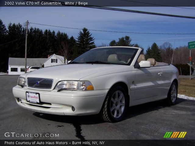 2002 Volvo C70 HT Convertible in White