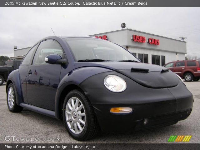 2005 Volkswagen New Beetle GLS Coupe in Galactic Blue Metallic